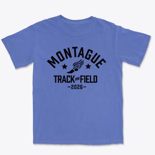 Montague Village Elementary School Track and Field Premium Heavyweight T-shirt