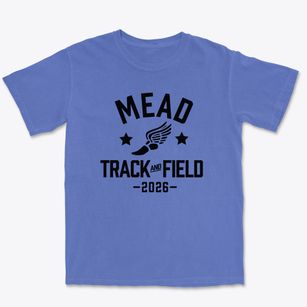 Mead High School Track and Field Premium Heavyweight T-shirt
