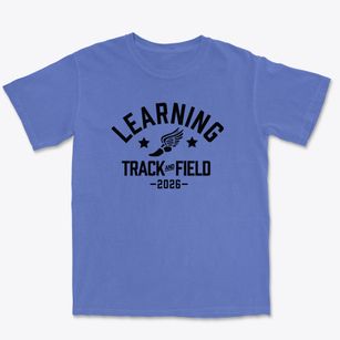 Learning Community School Track and Field Premium Heavyweight T-shirt