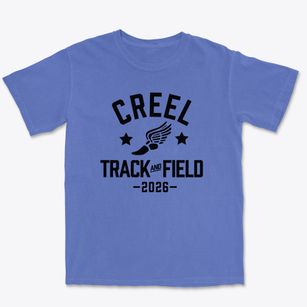Creel Elementary School Track and Field Premium Heavyweight T-shirt