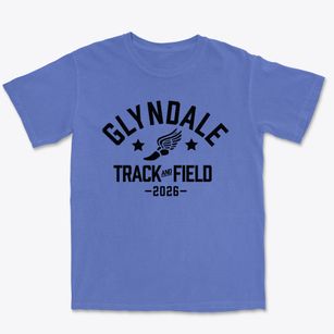 Glyndale Elementary School Track and Field Premium Heavyweight T-shirt
