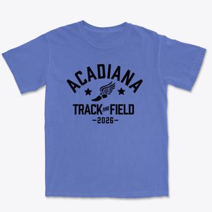 Acadiana Prep Track and Field Premium Heavyweight T-shirt