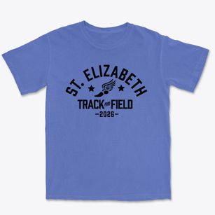 Saint Elizabeth School Track and Field Premium Heavyweight T-shirt