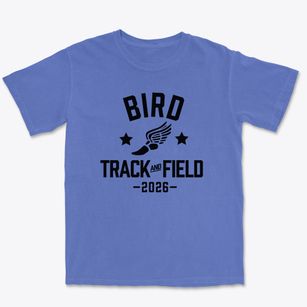 Bird Elementary School Track and Field Premium Heavyweight T-shirt