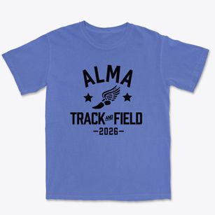 Alma High School Track and Field Premium Heavyweight T-shirt