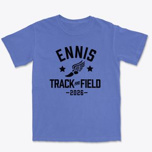 Ennis Elementary School Track and Field Premium Heavyweight T-shirt