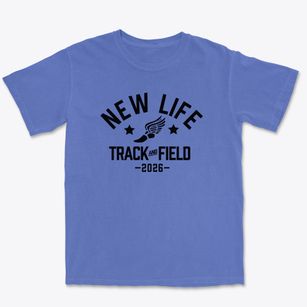 New Life Christian Academy Track and Field Premium Heavyweight T-shirt