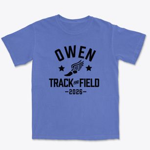 Owen Elementary School Track and Field Premium Heavyweight T-shirt