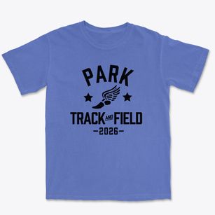 Park Elementary School Track and Field Premium Heavyweight T-shirt