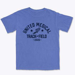 United Medical Academy Track and Field Premium Heavyweight T-shirt