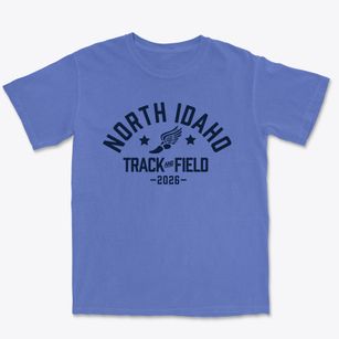 North Idaho Christian School Track and Field Premium Heavyweight T-shirt