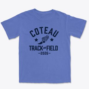 Coteau Elementary School Track and Field Premium Heavyweight T-shirt