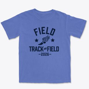 Field Elementary School Track and Field Premium Heavyweight T-shirt