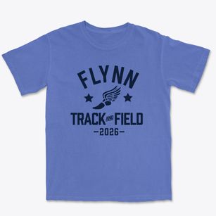 Flynn Middle School Track and Field Premium Heavyweight T-shirt