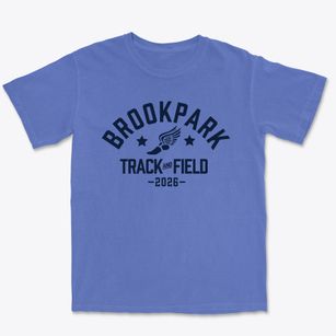 Brookpark Middle School Track and Field Premium Heavyweight T-shirt