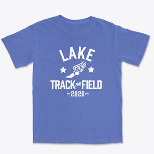 Lake Elementary School Track and Field Premium Heavyweight T-shirt