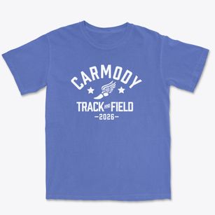 Carmody Junior High School Track and Field Premium Heavyweight T-shirt