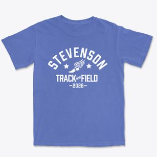 Stevenson Elementary School Track and Field Premium Heavyweight T-shirt