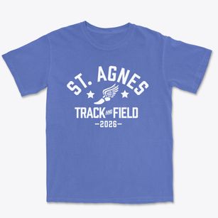 Saint Agnes School Track and Field Premium Heavyweight T-shirt