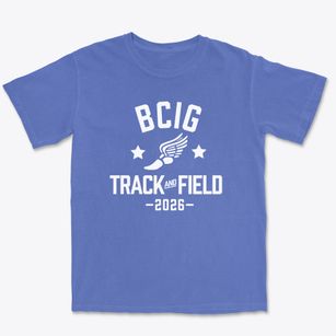 Bcig Elementary School Track and Field Premium Heavyweight T-shirt