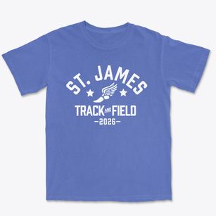 Saint James Elementary School Track and Field Premium Heavyweight T-shirt
