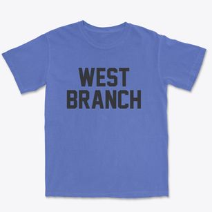 West Branch Iowa Classic Block Premium Heavyweight T-shirt