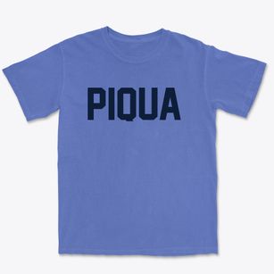Piqua Kansas Classic Block Premium Heavyweight T-shirt