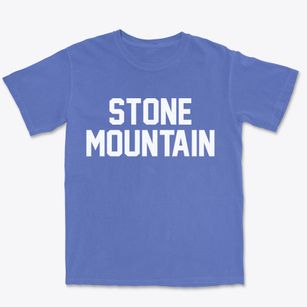 Stone Mountain Georgia Classic Block Premium Heavyweight T-shirt