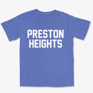 Preston Heights Illinois Classic Block Premium Heavyweight T-shirt