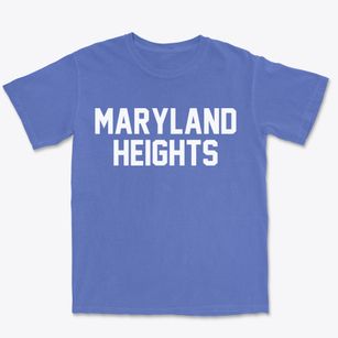Maryland Heights Missouri Classic Block Premium Heavyweight T-shirt