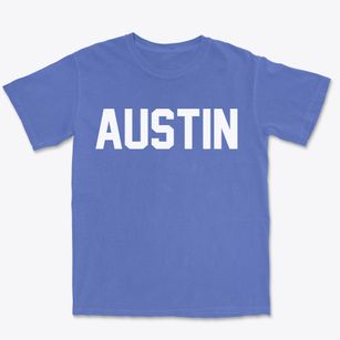Austin Nevada Classic Block Premium Heavyweight T-shirt