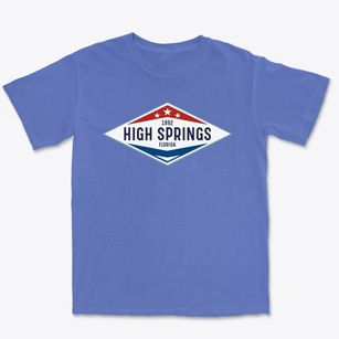 High Springs Florida Diamond Star Premium Heavyweight T-shirt