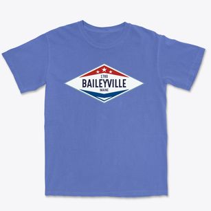 Baileyville Maine Diamond Star Premium Heavyweight T-shirt