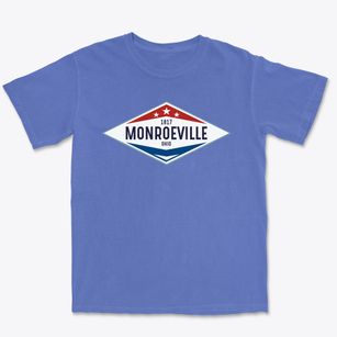 Monroeville Ohio Diamond Star Premium Heavyweight T-shirt