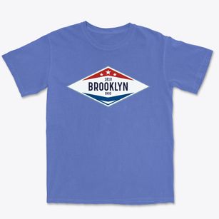 Brooklyn Ohio Diamond Star Premium Heavyweight T-shirt