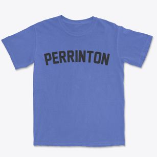 Perrinton Michigan Classic Curve Premium Heavyweight T-shirt