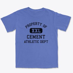Cement Oklahoma Athletic Dept Premium Heavyweight T-shirt