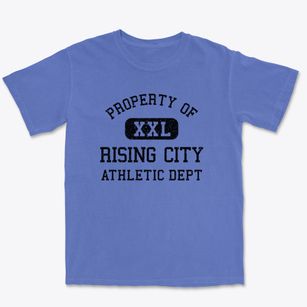 Rising City Nebraska Athletic Dept Premium Heavyweight T-shirt