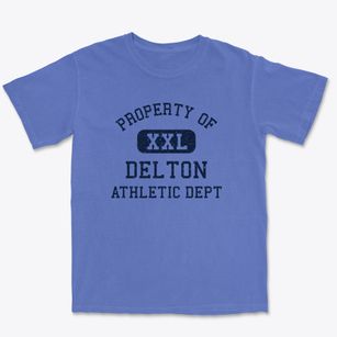 Delton Wisconsin Athletic Dept Premium Heavyweight T-shirt