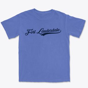 Fort Lauderdale Florida Vintage Team Premium Heavyweight T-shirt