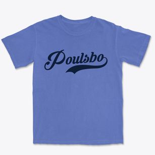 Poulsbo Washington Vintage Team Premium Heavyweight T-shirt