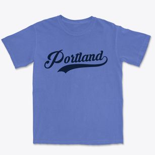 Portland Connecticut Vintage Team Premium Heavyweight T-shirt