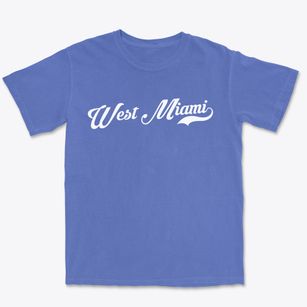 West Miami Florida Vintage Team Premium Heavyweight T-shirt