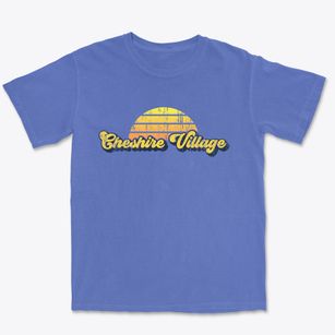 Cheshire Village Connecticut Sublime Sunset Premium Heavyweight T-shirt