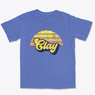 Clay New York Sublime Sunset Premium Heavyweight T-shirt