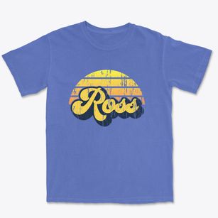 Ross California Sublime Sunset Premium Heavyweight T-shirt
