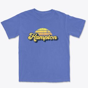 Hampton Connecticut Sublime Sunset Premium Heavyweight T-shirt