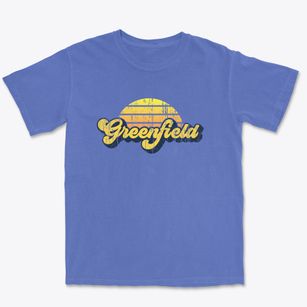 Greenfield Indiana Sublime Sunset Premium Heavyweight T-shirt