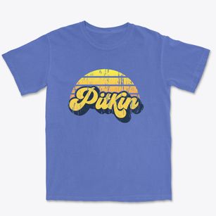 Pitkin Louisiana Sublime Sunset Premium Heavyweight T-shirt