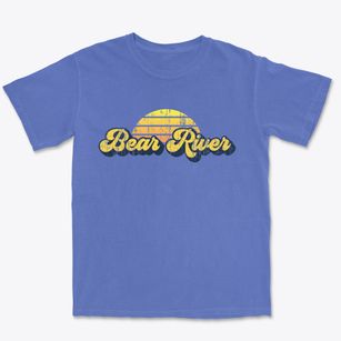 Bear River Wyoming Sublime Sunset Premium Heavyweight T-shirt